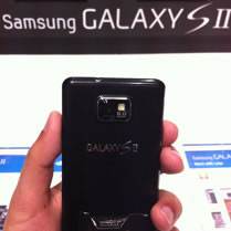 Rear View of Samsung Galaxy S II Smartphone (8 MP Camera)