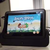 The popular "Angry Birds" is now available on Intel AppUp Center