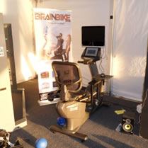 BrainBike at the Exergame Fitness Exhibit