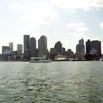 View of Boston from the Harborside