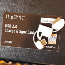 flipSYNC - charge/sync  cable from Scosche