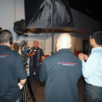Behind-the-scenes look of our  ITTV video shoot at MiaSci