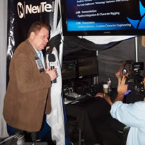 Dave at Newtek/TriCaster Exhibit