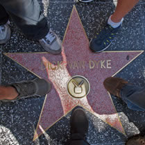 Dick Van Dyke's "Star"  on Hollywood Walk of Fame