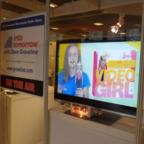Our ITTV Updates/KidsTech Videos playing at IFA in our studio