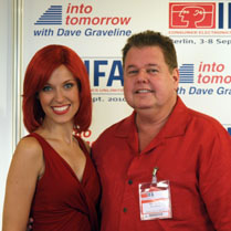 Dave with Miss IFA in our booth