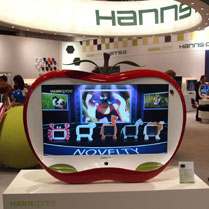 HANNSPREE's 360-degree design makes for unique TVs like this apple