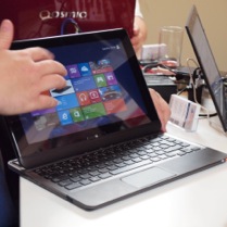 The new Satellite U920t convertible Ultrabook introduced by Toshiba