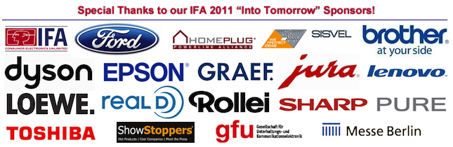 IFA 2010 Sponsors!