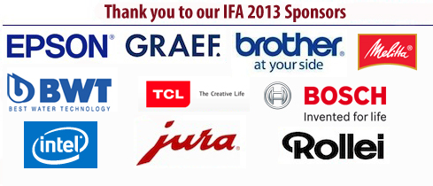 IFA 2012 Sponsors!