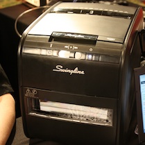 "Stack-and-Shred" paper  shredder by Swingline