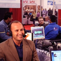 Behind-the-scenes at our  broadcast studio at CES