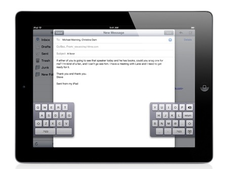 iOS 5 Split Keyboard