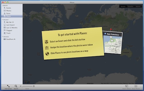 iPhoto's Places Feature