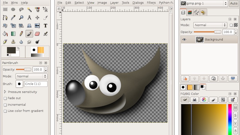 GIMP photo editor