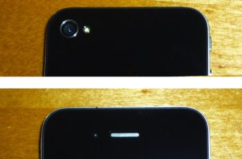 IPhone 4 back and front Cameras