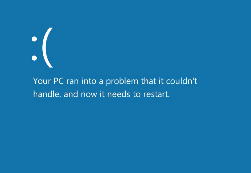 blue screen of death
