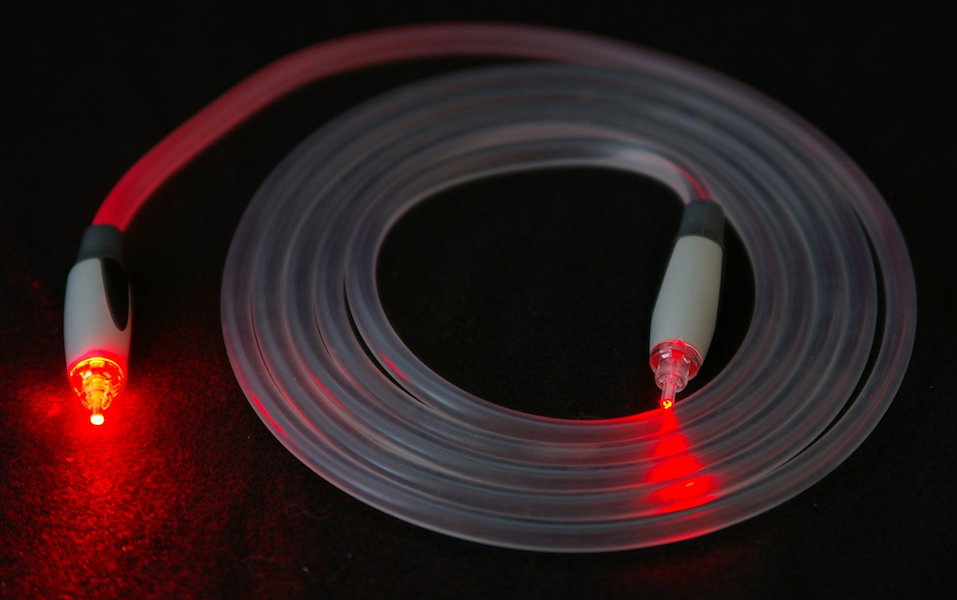 Fiber optic illuminated