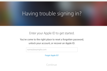 Apple ID iForgot