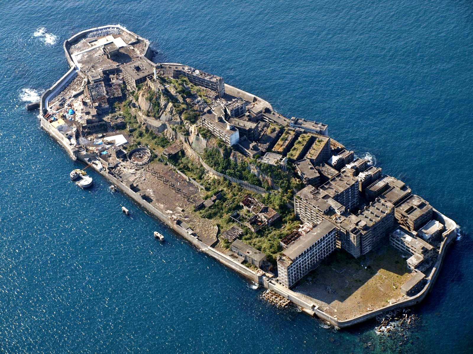 Hashima Island on Google Maps
