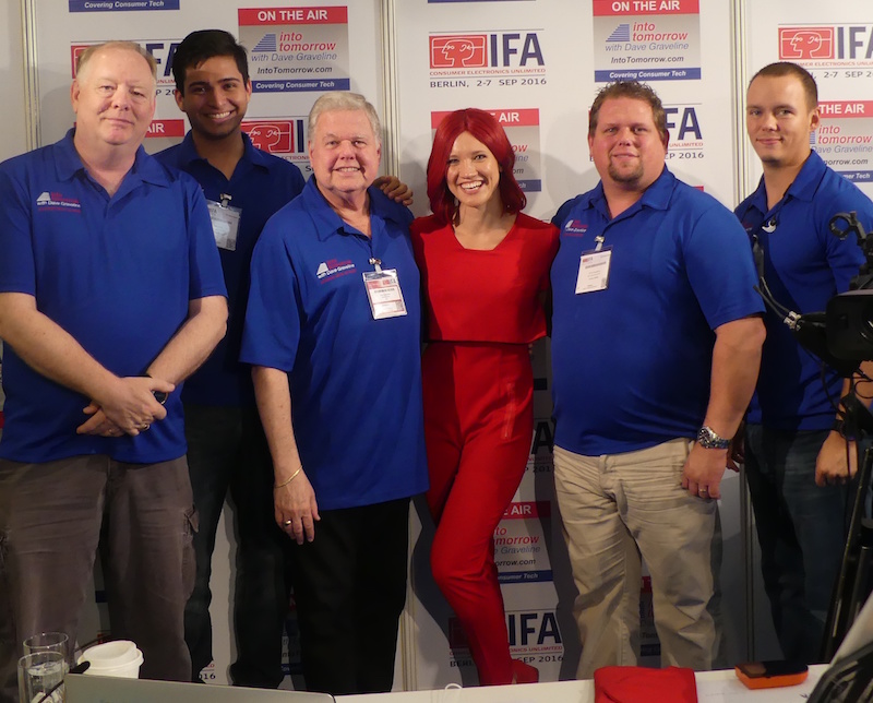 The Into Tomorrow Team With Miss IFA