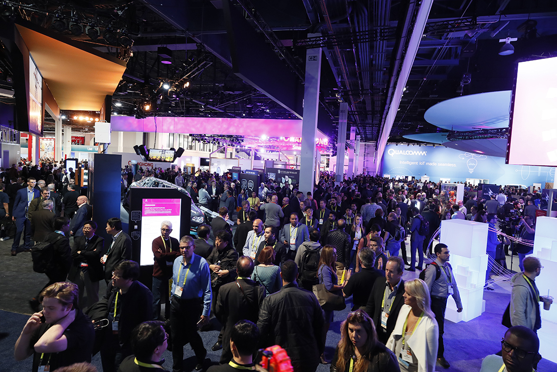 Crowds at CES