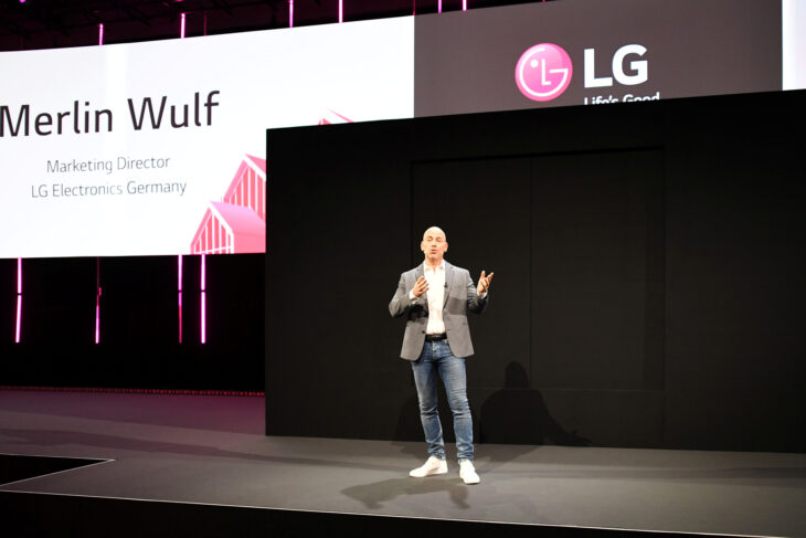 LG Press Conference Merlin Wulf, Marketing Director, LG Electronics Germany