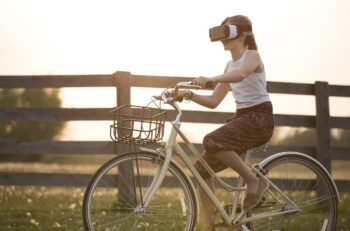 augmented reality bicycle girl bike 1853592