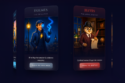 Screen shot from the ACTi AI showing a carousel of the available "beings" including Sherlock and Jeeves
